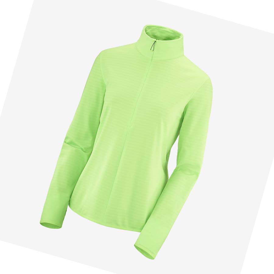 Salomon ESSENTIAL LIGHTWARM Kadın Kapüşonlu Sweatshirt Nane | TR 2521VRW